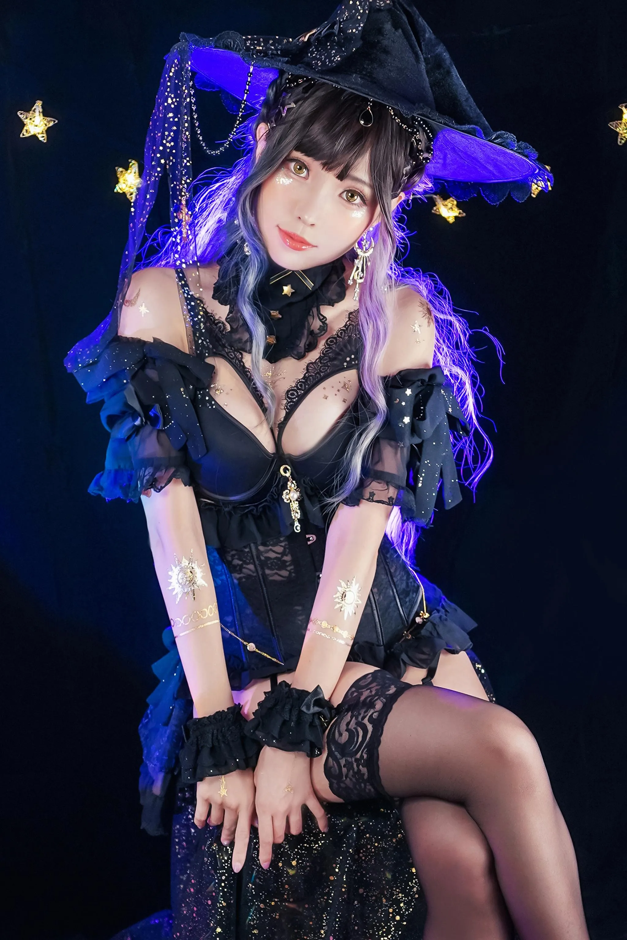 ElyEE子 – NO.77 Original Witch  Cat魔女與貓-Astrology Witch [33P]插图7